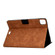 iPad Air 2022 10.9 Cowhide Texture Leather Smart Tablet Case - Brown