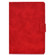 iPad Air 2022 10.9 Cowhide Texture Leather Smart Tablet Case - Red