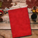 iPad Air 2022 10.9 Cowhide Texture Leather Smart Tablet Case - Red