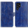 Samsung Galaxy S24 Ultra Retro Crazy Horse Texture Leather Phone Case - Blue