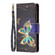 Samsung Galaxy S24 Ultra 5G Colored Drawing Pattern Zipper Leather Phone Case - Big Butterfly