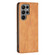 Samsung Galaxy S24 Ultra 5G Rhombus Texture Magnetic Leather Phone Case - Yellow