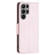 Samsung Galaxy S24 Ultra 5G Litchi Texture Pure Color Flip Leather Phone Case - Rose Gold