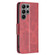 Samsung Galaxy S24 Ultra 5G Lambskin Texture Pure Color Flip Leather Phone Case - Red Samsung Galaxy S24 Ultra 5G Lambskin Texture Pure Color Flip Leather Phone Case - Red