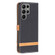 Samsung Galaxy S24 Ultra 5G Color Block Denim Texture Leather Phone Case - Black