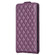 Samsung Galaxy S24 Ultra 5G Diamond Lattice Vertical Flip Leather Phone Case - Dark Purple