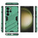 Samsung Galaxy S24 Ultra 5G Punk Armor 2 in 1 PC + TPU Shockproof Phone Case with Invisible Holder - Green