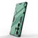 Samsung Galaxy S24 Ultra 5G Punk Armor 2 in 1 PC + TPU Shockproof Phone Case with Invisible Holder - Green