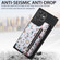Samsung Galaxy S24 Ultra 5G Retro Painted Zipper Wallet Back Phone Case - Black