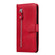 Samsung Galaxy S24 Ultra Fashion Calf Texture Zipper Leather Phone Case - Red