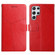 Samsung Galaxy S24 Ultra 5G Y-shaped Pattern Flip Leather Phone Case - Red