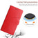 Samsung Galaxy S24 Ultra 5G Y-shaped Pattern Flip Leather Phone Case - Red