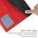 Samsung Galaxy S24 Ultra 5G Y-shaped Pattern Flip Leather Phone Case - Red