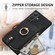Samsung Galaxy S24 Ultra 5G Cross Leather Ring Vertical Zipper Wallet Back Phone Case - Black