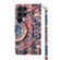 Samsung Galaxy S24 Ultra 5G 3D Painted Leather Phone Case - Colorful Mandala