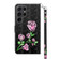 Samsung Galaxy S24 Ultra 5G 3D Painted Leather Phone Case - Rose