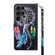 Samsung Galaxy S24 Ultra 5G 3D Painted Leather Phone Case - Colorful Dreamcatcher