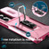 Samsung Galaxy S24 Ultra 5G Sliding Camshield Holder Phone Case - Pink + Rose Red