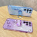 Samsung Galaxy S24 Ultra 5G Gradient Glitter Immortal Flower Ring All-inclusive Phone Case - Purple