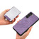 Samsung Galaxy S24 Ultra 5G Retro Splitable Magnetic Card Bag Leather Phone Case - Purple