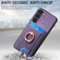 Samsung Galaxy S24 Ultra 5G Retro Splitable Magnetic Card Bag Leather Phone Case - Purple
