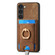 Samsung Galaxy S24 Ultra 5G Retro Splitable Magnetic Card Bag Leather Phone Case - Brown