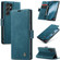 ForSamsung Galaxy S24 Ultra CaseMe 013 Multifunctional Horizontal Flip Leather Phone Case - Blue