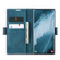 ForSamsung Galaxy S24 Ultra CaseMe 013 Multifunctional Horizontal Flip Leather Phone Case - Blue