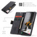 ForSamsung Galaxy S24 Ultra CaseMe 013 Multifunctional Horizontal Flip Leather Phone Case - Black