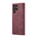 ForSamsung Galaxy S24 Ultra CaseMe 013 Multifunctional Horizontal Flip Leather Phone Case - Wine Red
