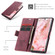 ForSamsung Galaxy S24 Ultra CaseMe 013 Multifunctional Horizontal Flip Leather Phone Case - Wine Red