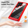 Samsung Galaxy S24 Ultra 5G TPU + PC Lens Protection Phone Case - Red