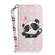 Samsung Galaxy S24 Ultra 5G 3D Colored Horizontal Flip Leather Phone Case - Heart Panda