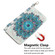Samsung Galaxy S24 Ultra 5G 3D Colored Horizontal Flip Leather Phone Case - Peacock Wreath