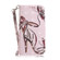 Samsung Galaxy S24 Ultra 5G 3D Colored Horizontal Flip Leather Phone Case - Butterfly High-heeled