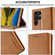 Samsung Galaxy S24 Ultra 5G LC.IMEEKE Calf Texture Leather Phone Case - Brown Samsung Galaxy S24 Ultra 5G LC.IMEEKE Calf Texture Leather Phone Case - Brown
