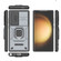 Samsung Galaxy S24 Ultra 5G Sliding Camshield TPU + PC Shockproof Phone Case with Holder - Grey
