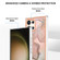 Samsung Galaxy S24 Ultra 5G Electroplating Marble Dual-side IMD Phone Case - Rose Gold 015