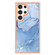 Samsung Galaxy S24 Ultra 5G Electroplating Marble Dual-side IMD Phone Case - Blue 018