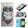Samsung Galaxy S24 Ultra 5G 3D Painting Horizontal Flip Leather Phone Case - Grey Owl