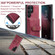 Samsung Galaxy S24 Ultra 5G JEEHOOD RFID Blocking Anti-Theft Magnetic Phone Case - Red