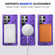 Samsung Galaxy S24 Ultra 5G MagSafe Magnetic Shockproof Phone Case with Ring Holder - Purple