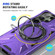 Samsung Galaxy S24 Ultra 5G MagSafe Magnetic Shockproof Phone Case with Ring Holder - Purple