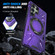 Samsung Galaxy S24 Ultra 5G MagSafe Magnetic Shockproof Phone Case with Ring Holder - Purple