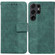 Samsung Galaxy S24 Ultra 5G Geometric Embossed Leather Phone Case - Green