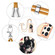 Samsung Galaxy S24 Ultra 5G Electroplating Dual-side IMD Phone Case with Lanyard - Lucky Dog