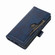 Samsung Galaxy S24 Ultra 5G Wristband Card Slot Leather Phone Case - Blue