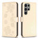 Samsung Galaxy S24 Ultra 5G Four-leaf Embossed Leather Phone Case - Gold Samsung Galaxy S24 Ultra 5G Four-leaf Embossed Leather Phone Case - Gold