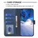 Samsung Galaxy S24 Ultra 5G Four-leaf Embossed Leather Phone Case - Blue Samsung Galaxy S24 Ultra 5G Four-leaf Embossed Leather Phone Case - Blue
