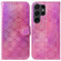Samsung Galaxy S24 Ultra 5G Colorful Magnetic Buckle Leather Phone Case - Pink